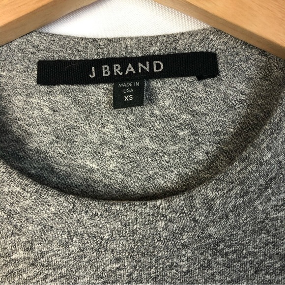 J Brand Heather Gray Crewneck Short Sleeve T-Shirt XS - Picture 4 of 4